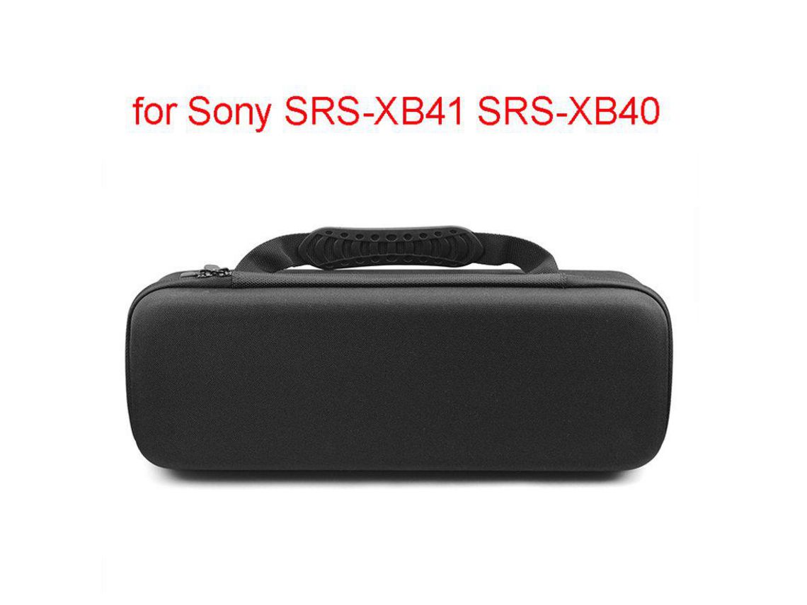 Bolsa Protetor para Sony Srs-Xb41 Srs-Xb440 Xb40 Xb41 Alto-Falante Bluetooth Saco de Partículas Antivibração Rígido para Transporte Pauch Preto