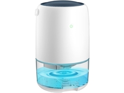 desumidificador Pequeno 1100ml para Lar, Ultra Silencioso, Anti mofo, Luz Noturna e Alerta de Enchimento
