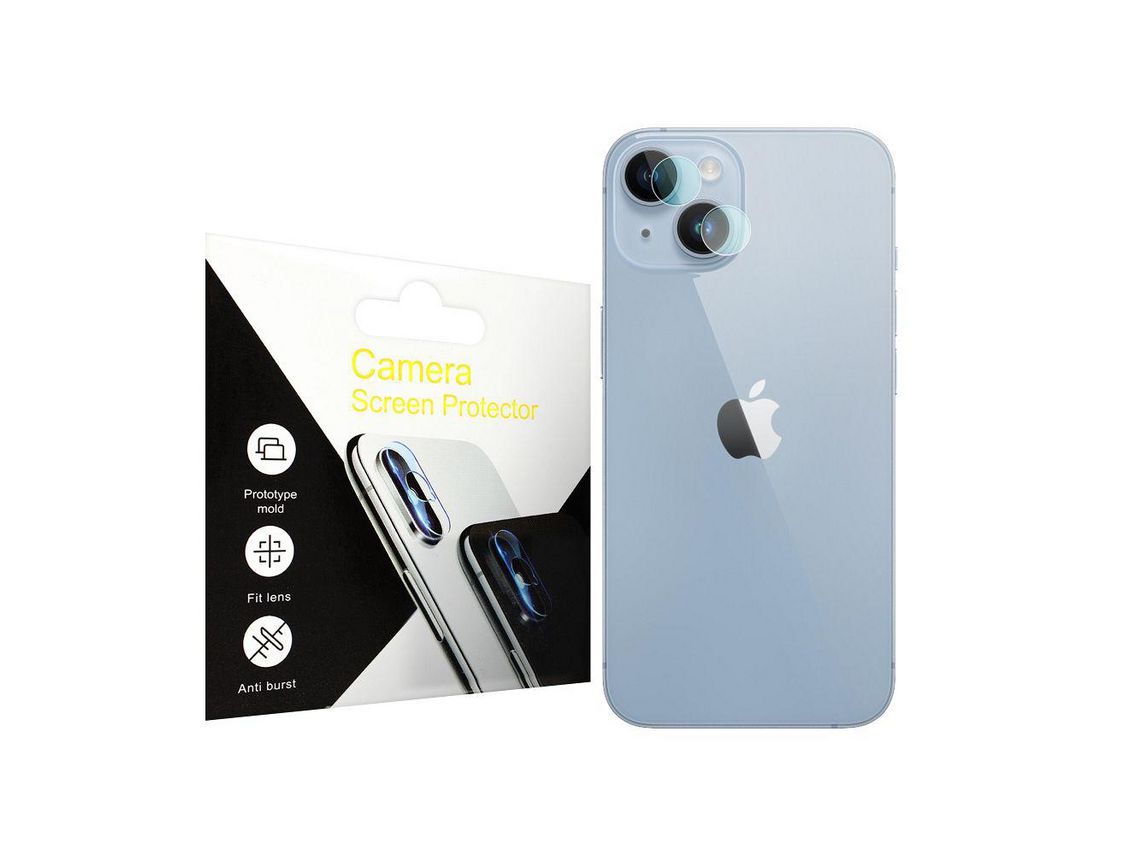 Película de Vidro Temperado para Lente de Câmera para Apple Iphone 14