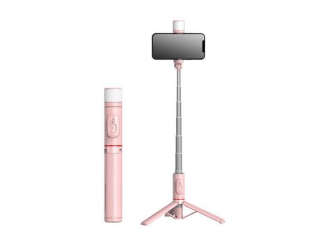Selfie Stick Beautifying And Brightening With Lights Direct Seeding HHZ Q12S Selfie Tripé Stick Complexo de Beleza com Luz Vivo