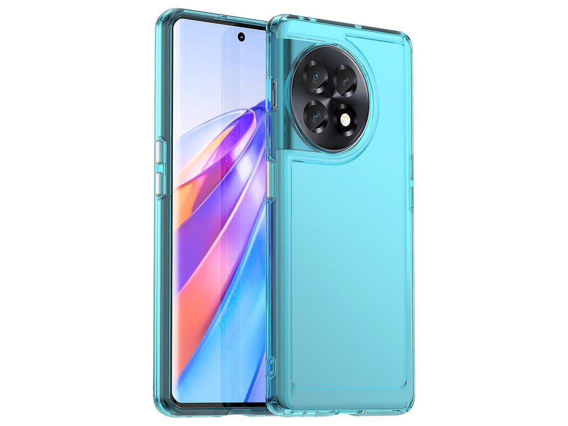 Candy Series For Oneplus Ace 2 5G / 11R 5G Shockproof Tpu Phone Cover Soft Cell Phone Casetransparent Blue