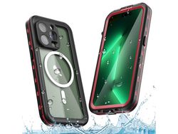 Redpepper Dot Series For Iphone 14 Pro 6.1 Inch Compatible With Magsafe Wireless Charging Phone Cover Ip68 Waterproof Ip6X Dustproof Transparent Back