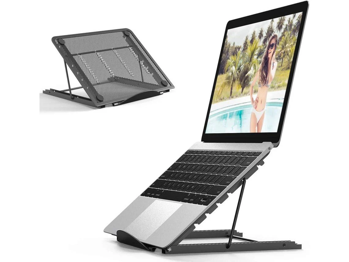 Laptop Stand Ventilated Laptop Stand Laptop Stand Adjustable Lightweight Foldable Bed Table For Macbook Air Pro Pc Ipad Notebook Tablet