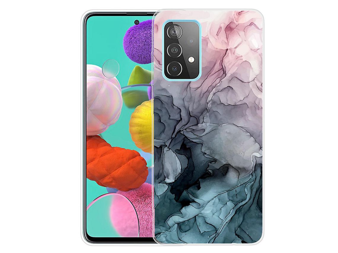 For Samsung Galaxy A52 4G/5G / A52S 5G Marble Pattern Design Soft Tpu Anti-Scratch Shockproof Protective Phone Casestyle B