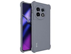 Imak For Oneplus 11 5G Matte Soft Tpu Phone Back Cover Four Corners Airbag Drop-Proof Smartphone Casegrey