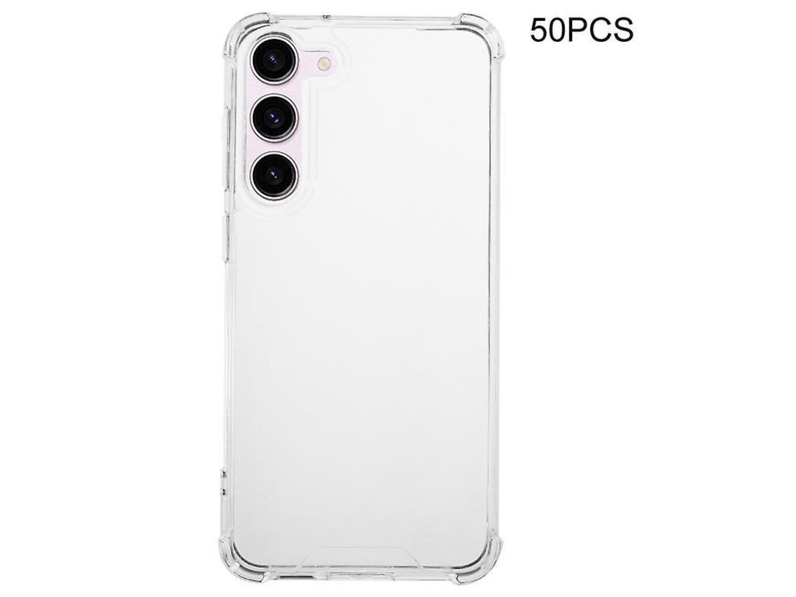 50Pcs For Samsung Galaxy S23 1.5Mm Acrylictpu Phone Cover Anti-Drop Corner Protection Clear Case