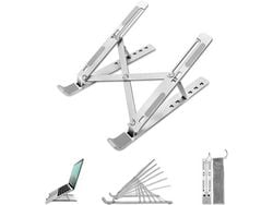 Laptop Stand 6 Adjustable Tiers Laptop Stand Lightweight Aluminum Laptop Riser Compatible