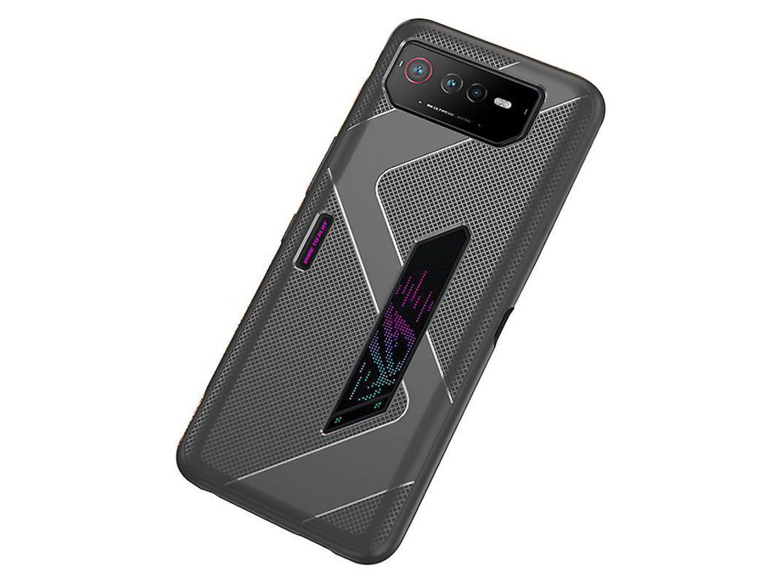 For Asus Rog Phone 6 5G Anti-Drop Soft Tpu Phone Cover Anti-Scratch Smartphone Casedark Grey