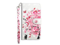 Pattern Printing Wallet Stand Leather Flip Casing For Huawei P20 Proflowered Tree