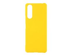 Rubberized Plastic Back Phone Shell For Sony Xperia 5 Iiyellow