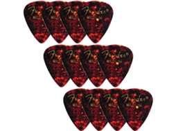 Fender Classic Celluloid Pick Shell M Pack 12