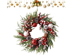 Guirlanda de Natal para Exterior Decora o Inverno Artificial e Paredes Janelas Lareiras Tanto em Interiores como VAYOTOY