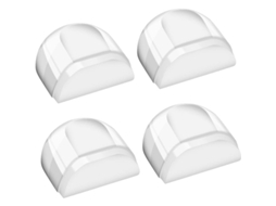 4 Parafusos De Porta Transparentes Autoadesivos Para Piso, Sem Furo, Parafuso De Porta Para Piso E Parquet