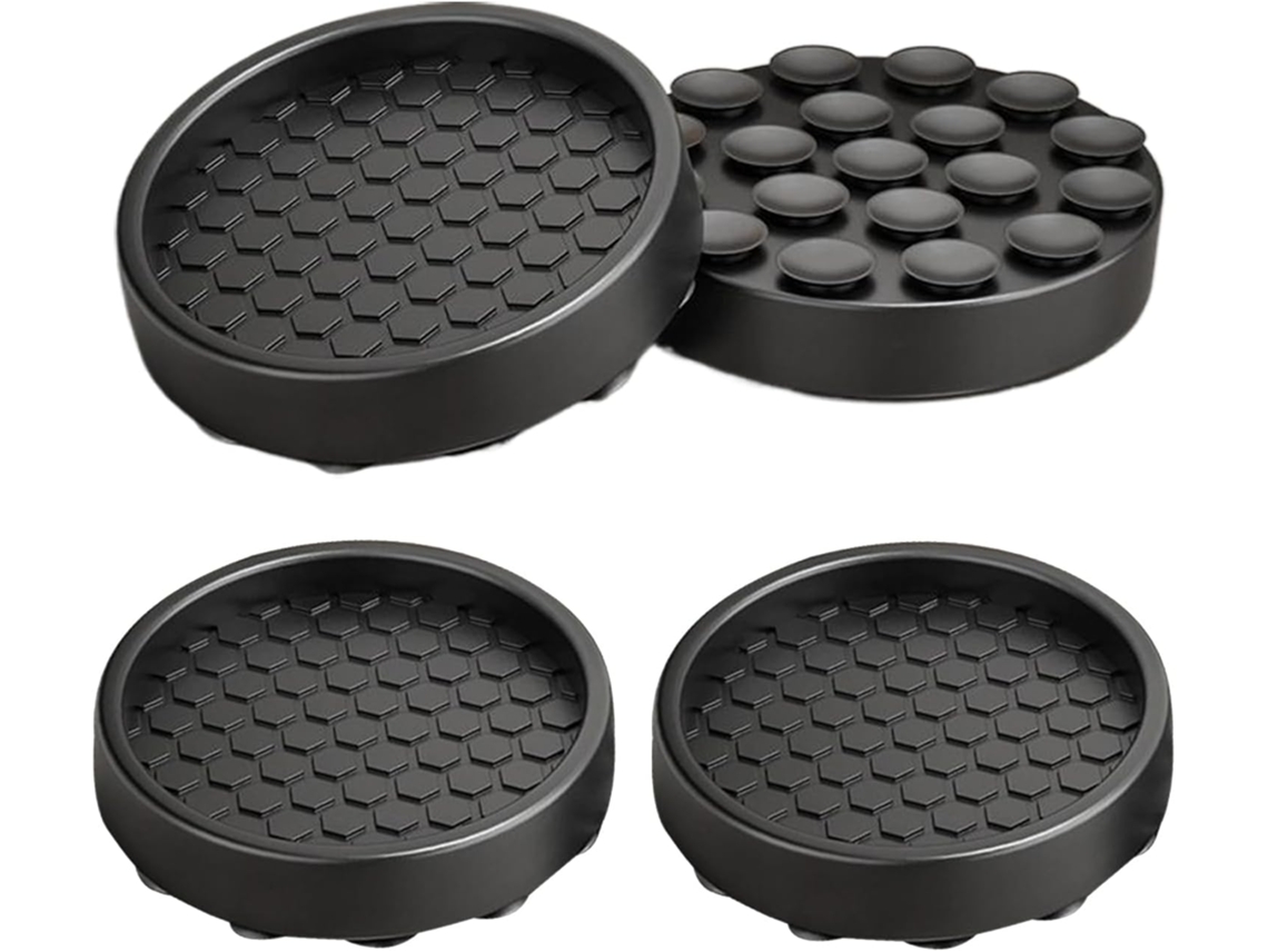Conjunto De 4 Protetores Antiderrapantes Silicone Para Rodízios