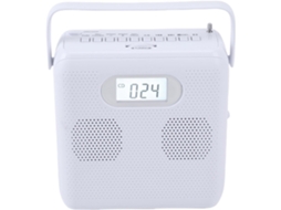 Cd Player Portátil Sxhlseller Com Bluetooth E Transmissor Fm, Alto Falantes Hifi Duplos, Alimentação Usb E Alça