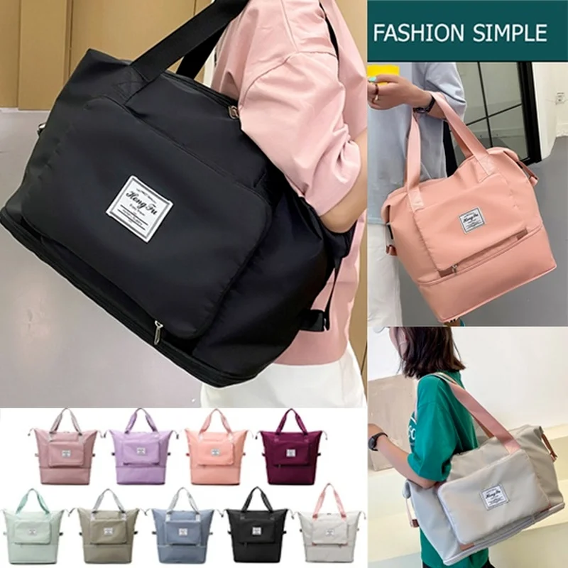 Mala de Viagem AQUAFORGE 85L, dobrável, com palmilha, impermeável, para fins de semana, bolsa