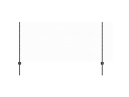 Conjunto 1 Painel De Cerca Vidaxl Cinzento Aço (10 X 1 M)