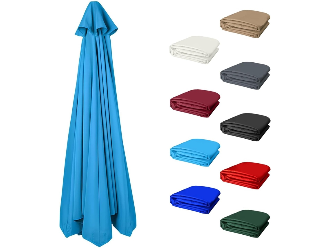 Lona De Impermeável Em Azul Para Pátio Com Proteção Uv Durável