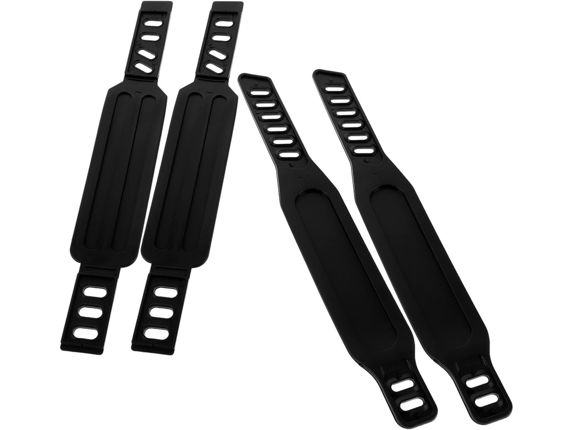 Par de correias ajustáveis para pedais de bicicleta ergométrica, fitness, instalação segura, S/MARCA