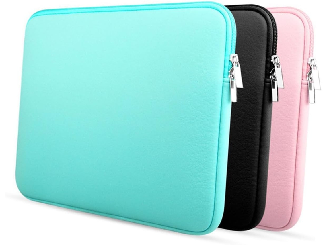 Capa De Neoprene Para Laptop De 13 Polegadas, Rosa