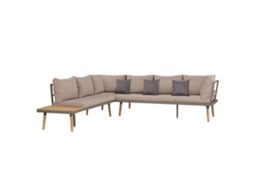 Maison Exclusive - 4 Pcs Conj. Lounge Jardim C/ Almofadões Acácia Maciça Castanho