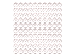 100 Clips de Papel Mini Portáteis Lindos Pequeños de Metal Plateado Oro Rosa para Oficina Hogar Clasificación de Archivos