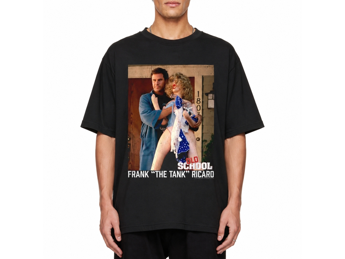 Rockinstone Old School Movie Frank And Doll Black Adult T-shirt Size:m