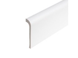 Moldura Rodapé Passa Cabos Volta 120 Branco