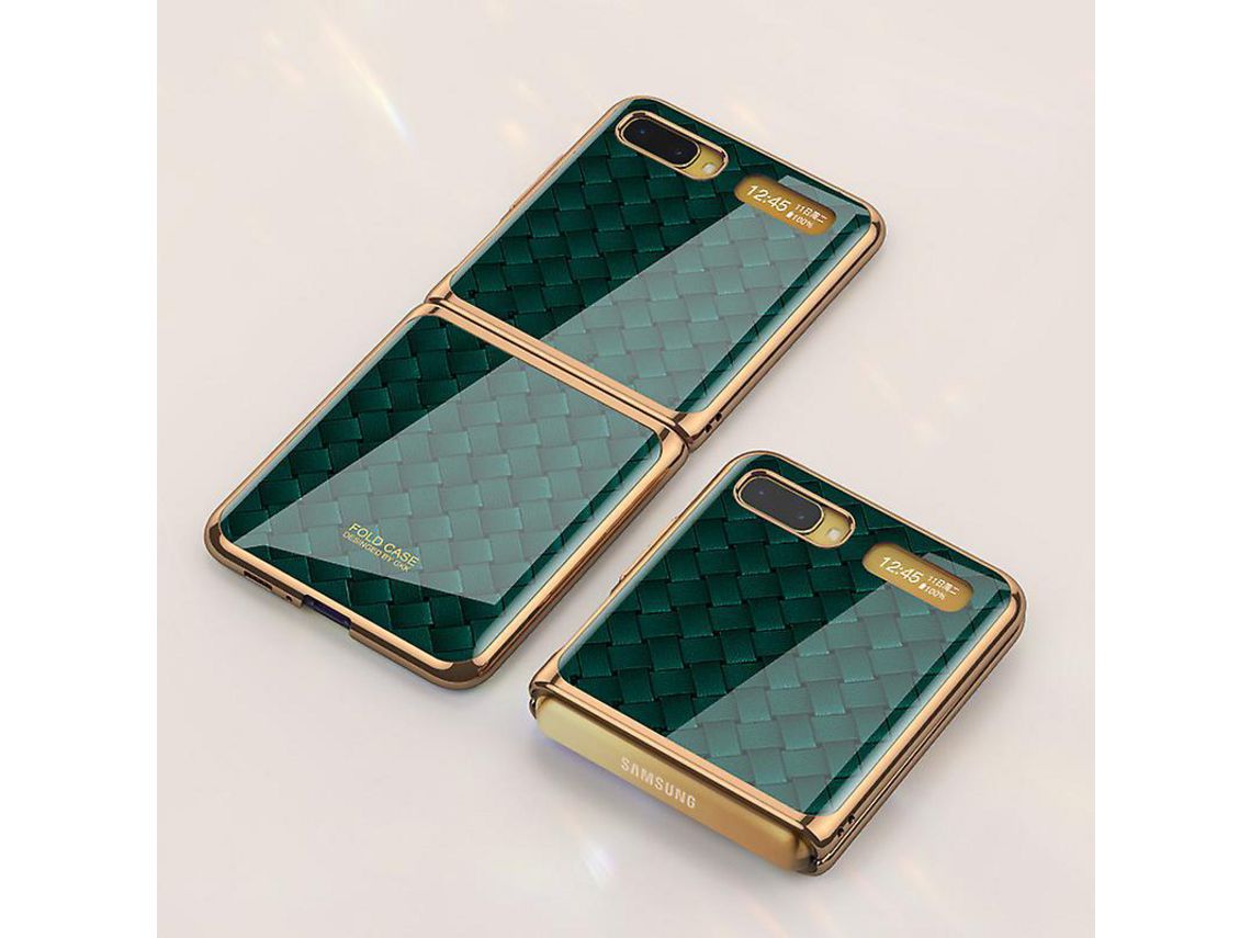 Capa para Samsung Galaxy Z FlipGreen Woven