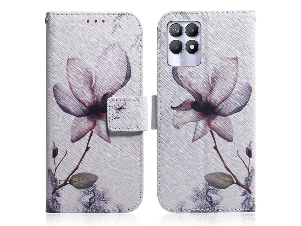 Capa para Realme  8I/Narzo 50 4Gmagnolia Flower