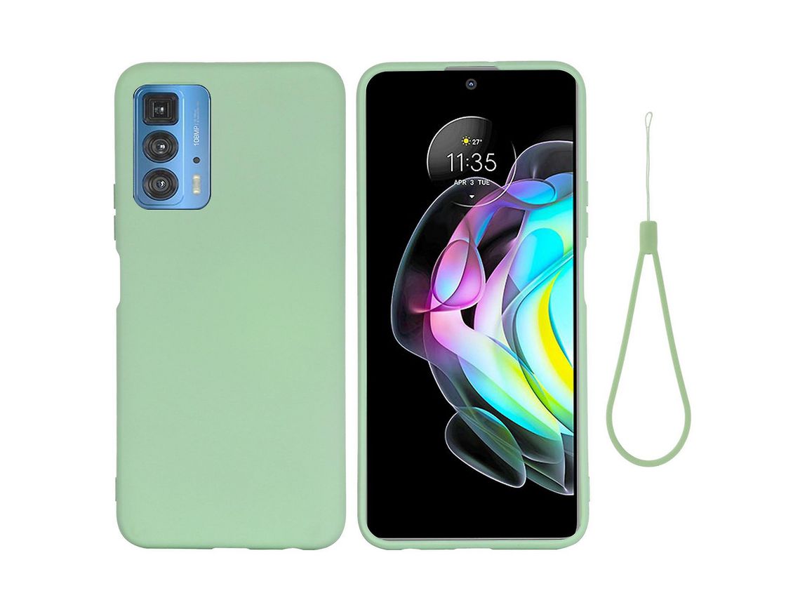Capa para Motorola Edge 20 Pro Liquid Silicone Thickening Design