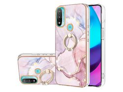 Capa para Motorola Moto E20/e30/e40 Imd Marble