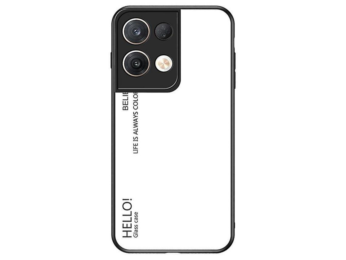 Capa para Oppo  Reno8 Pro 5g Stylish Tempered Glasshard Pc Soft T