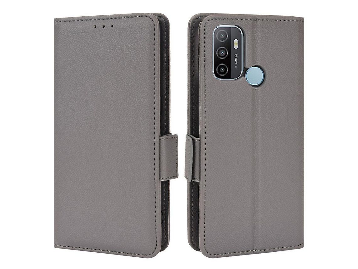 Capa para Oppo  A53 4g (2020)/a53s/a32 (2020)/a33 (2020) Litchi Texture Foldable