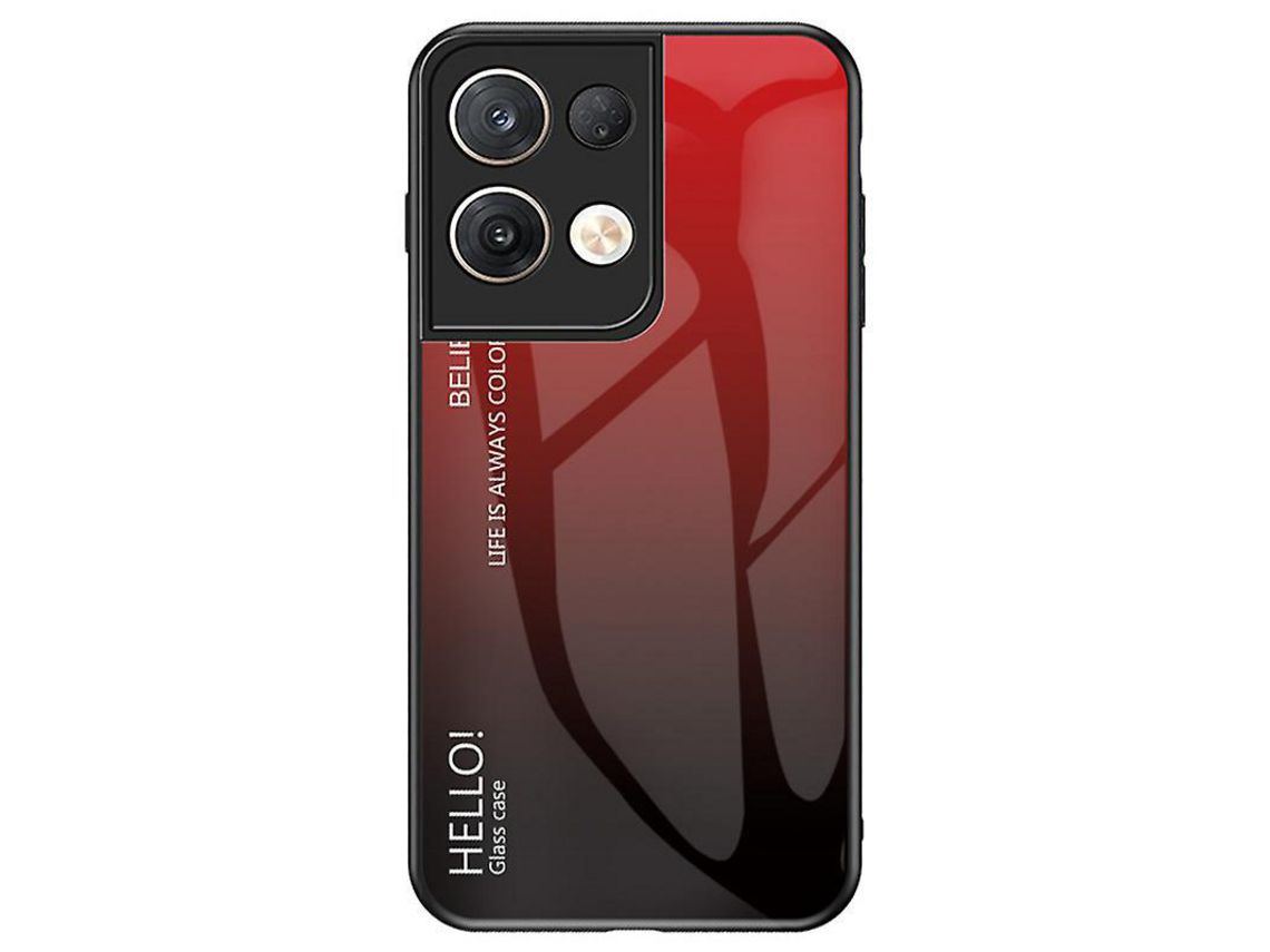 Capa para Oppo  Reno8 Pro 5g Stylish Tempered Glasshard Pc Soft T