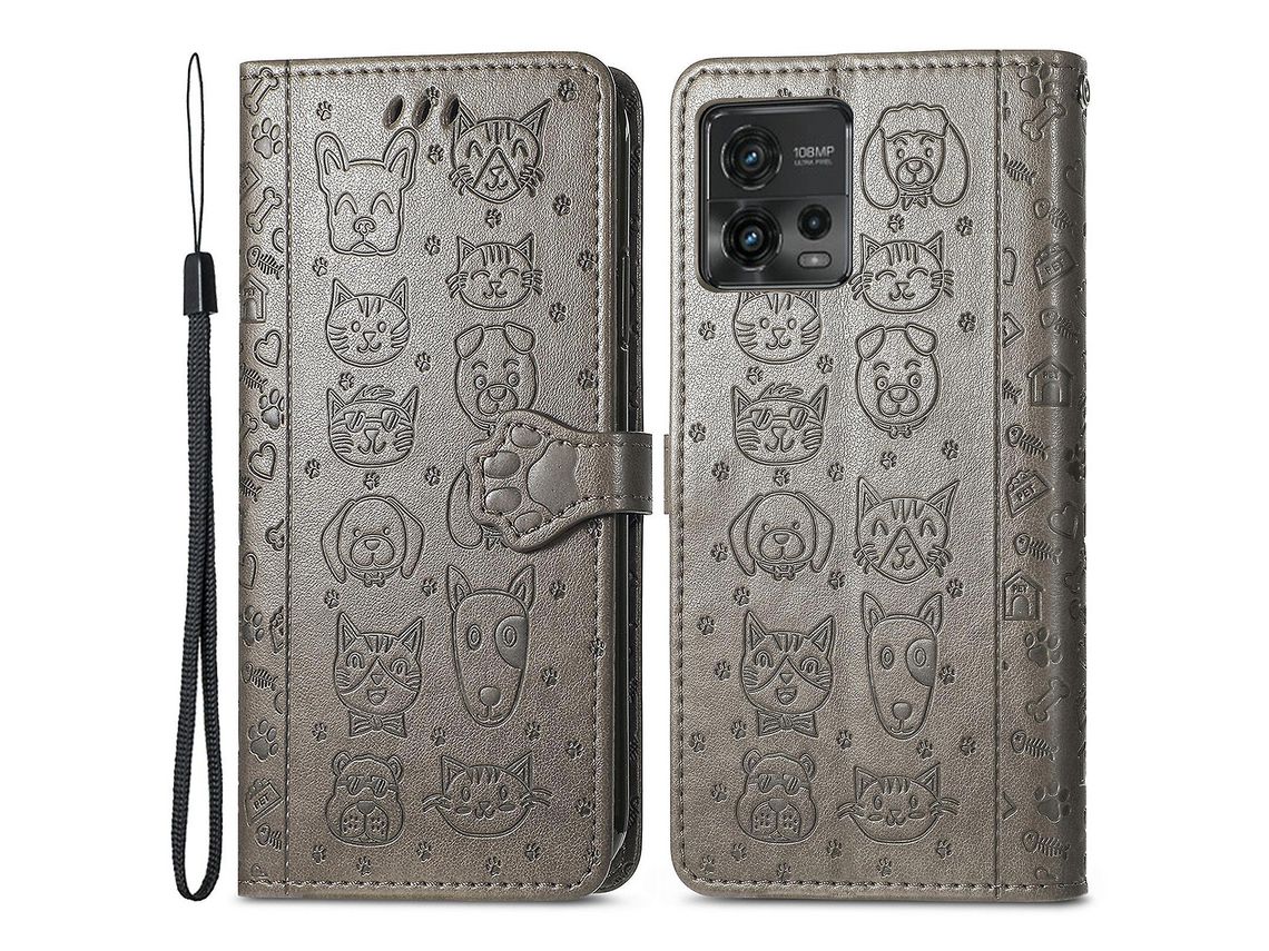Capa para Motorola Moto G72 4g Imprinted Cat Dog