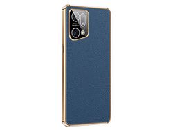 Capa para Oppo  Find X5 Genuine Cowhide Leather Coating Soft T
