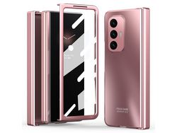Capa para Xiaomi Mi Mix Fold Hard Pc Protective Phone Shell Anti-drop Cover With Screen FilmRose Gold