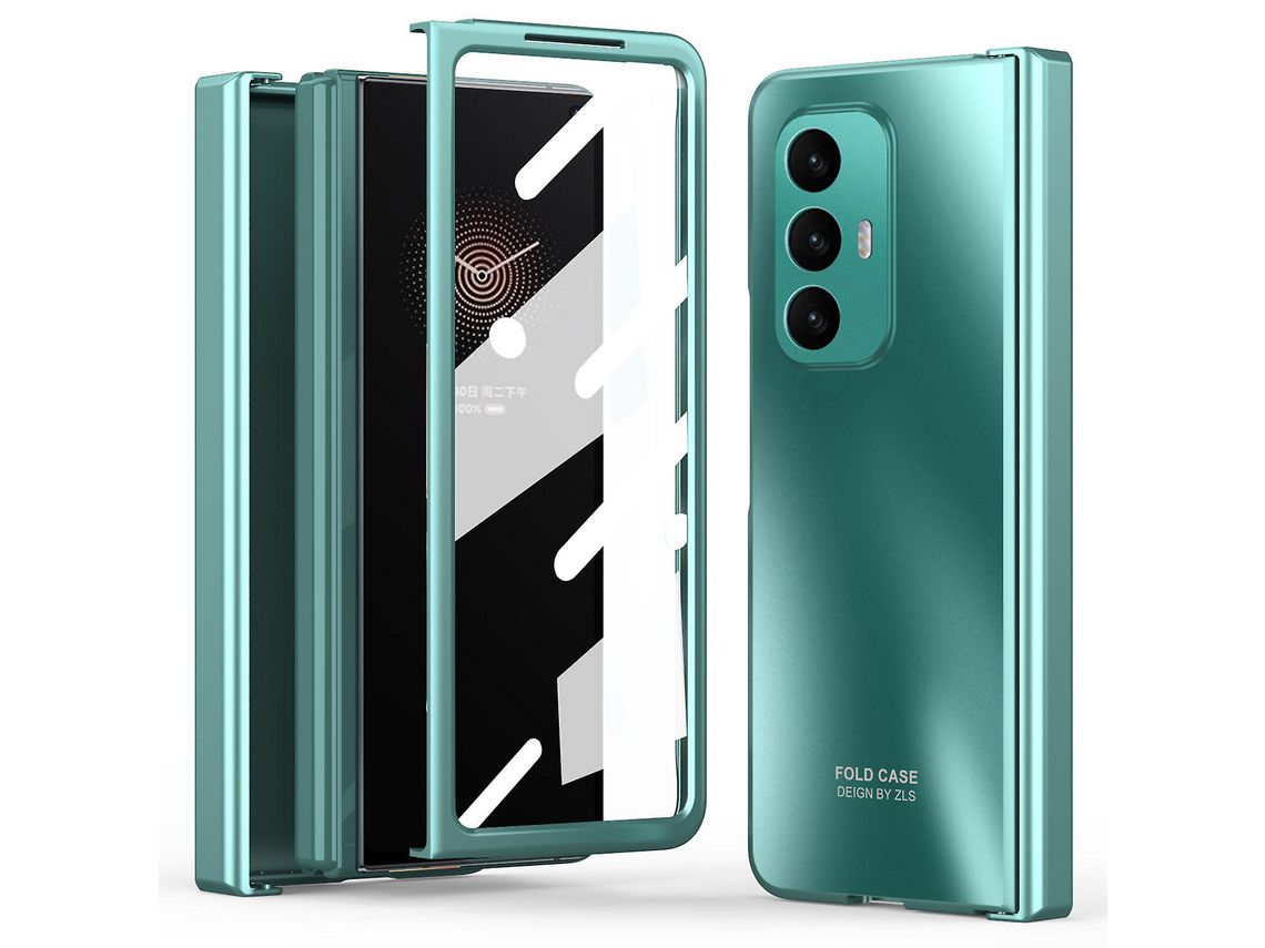Capa para Xiaomi Mi Mix Fold Hard Pc Protective Phone Shell Anti-drop Cover With Screen FilmGreen