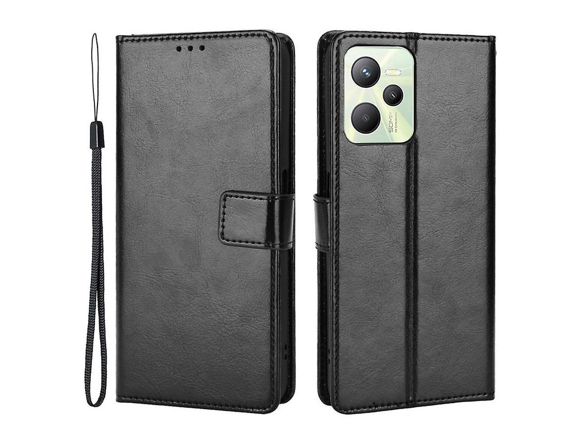 Capa para Realme  C35 Crazy Horse Texture Well