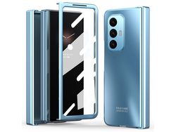 Capa para Xiaomi Mi Mix Fold Hard Pc Protective Phone Shell Anti-drop Cover With Screen FilmBlue