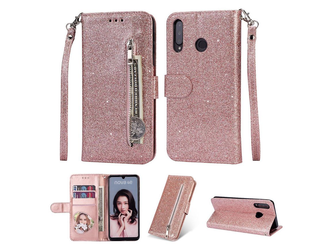 Capa para Huawei  P30 Lite / Nova 4eRose Gold