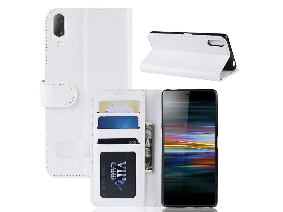 Capa para Sony  Xperia L3 Crazy Horse Leather Mobile Phone Case