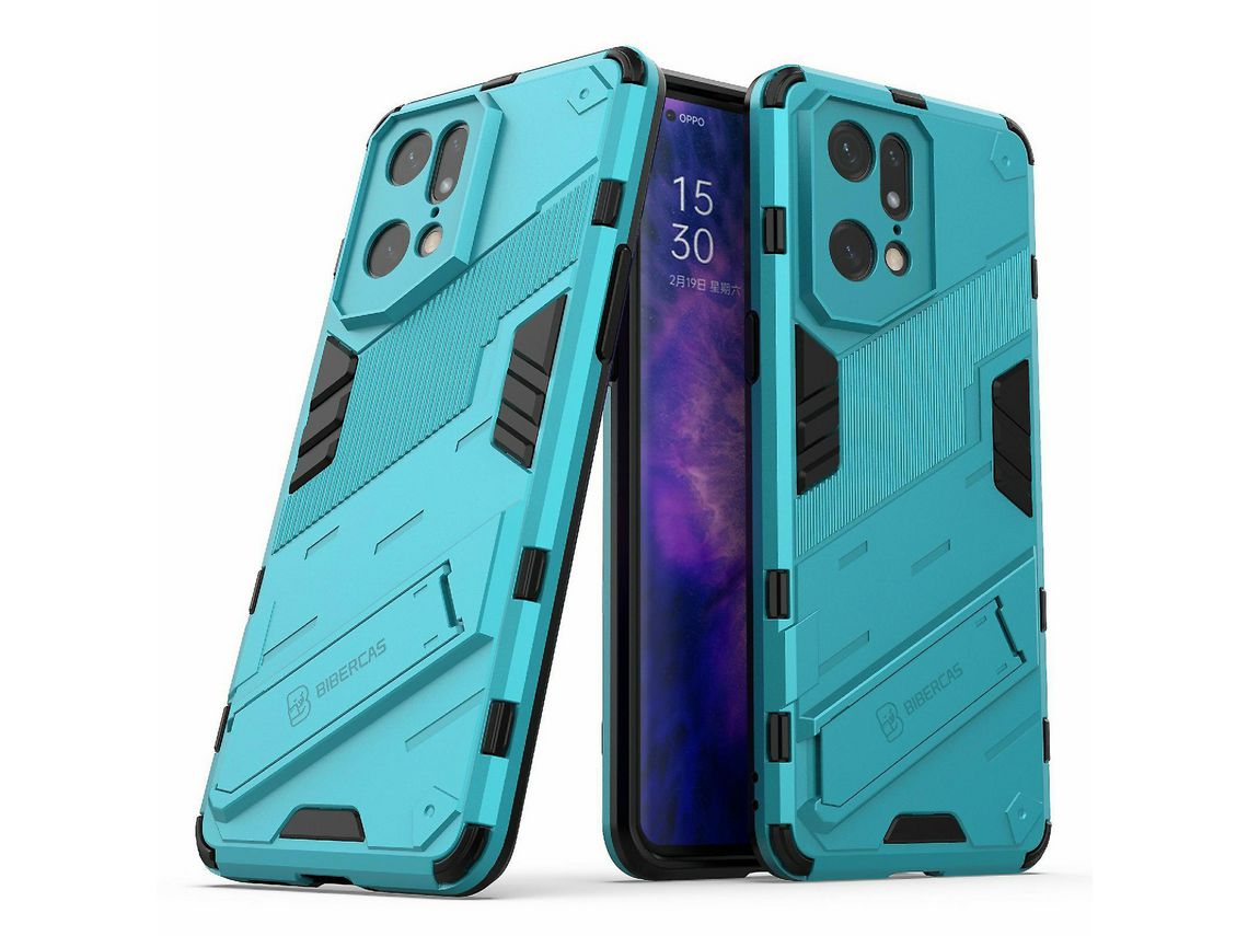 Capa para Huawei  P30 Lite Cool Tyre Kickstand Pc Tpu Hybrid Protection Case CoverBaby Blue