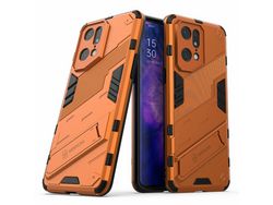 Capa para Huawei  P30 Lite Cool Tyre Kickstand Pc Tpu Hybrid Protection Case CoverOrange