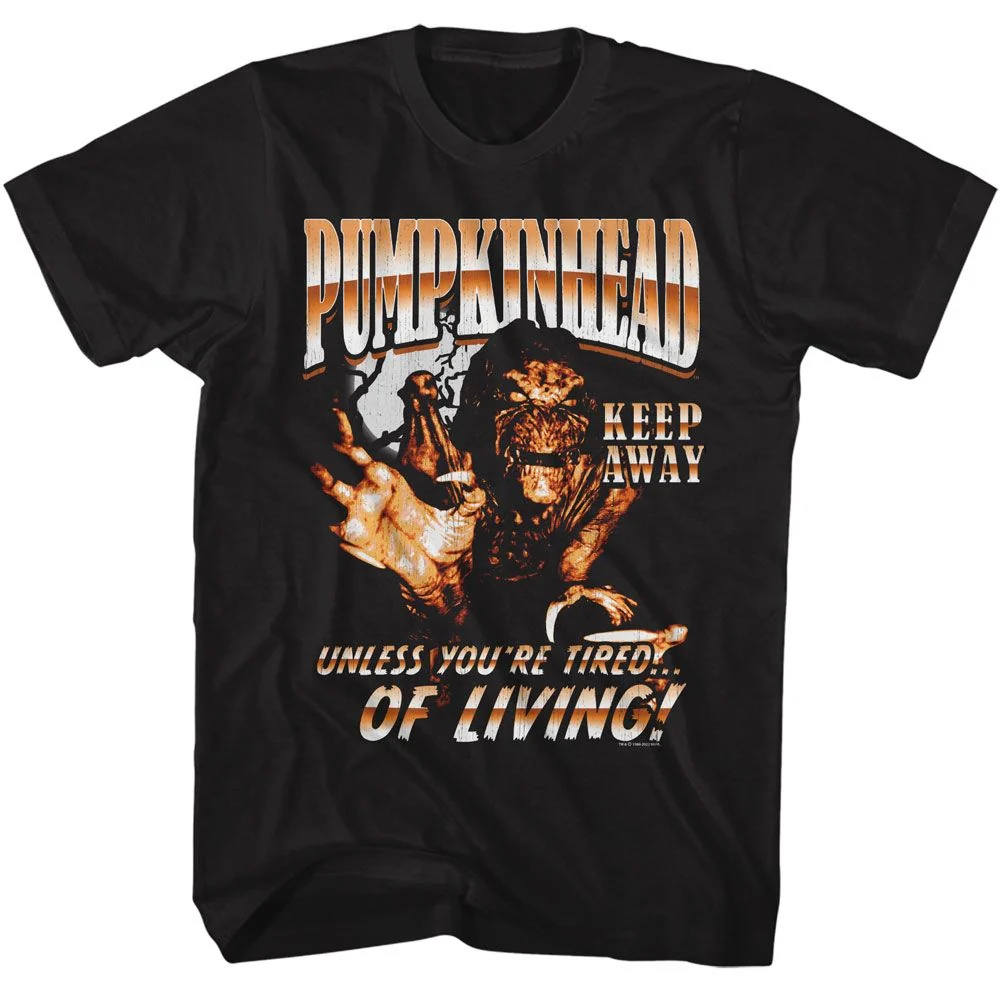 Rockinstone Pumpkinhead Movie Keep Away Black Adult T-shirt Size:s