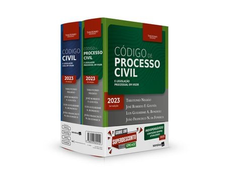 Livro Combo Tn Codigo Civil Codigo Proc.Civil -16Ed/23 de Negrao, Theotonio ( Português-Brasil )