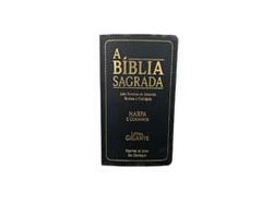 Livro Biblia Sagrada Evangelica Preta Harpa e Corinh de Almeida e Joao Ferreira De (Português)