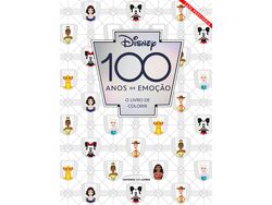 Livro Disney 100 Anos de Emocao O Livro de Colorir de Disney ( Português-Brasil )