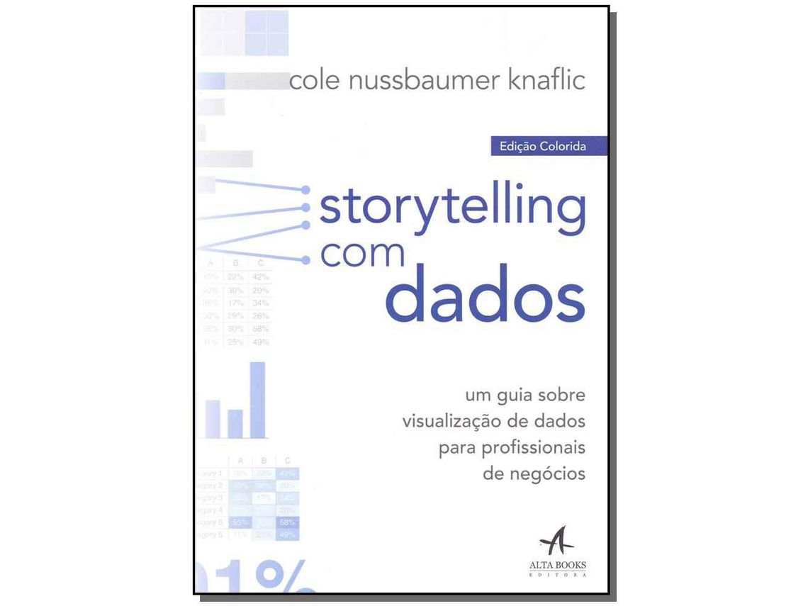 Livro Storytelling com Dados Edicao Colorida de Cole Nussbaumer Knaflic (Português do Brasil)